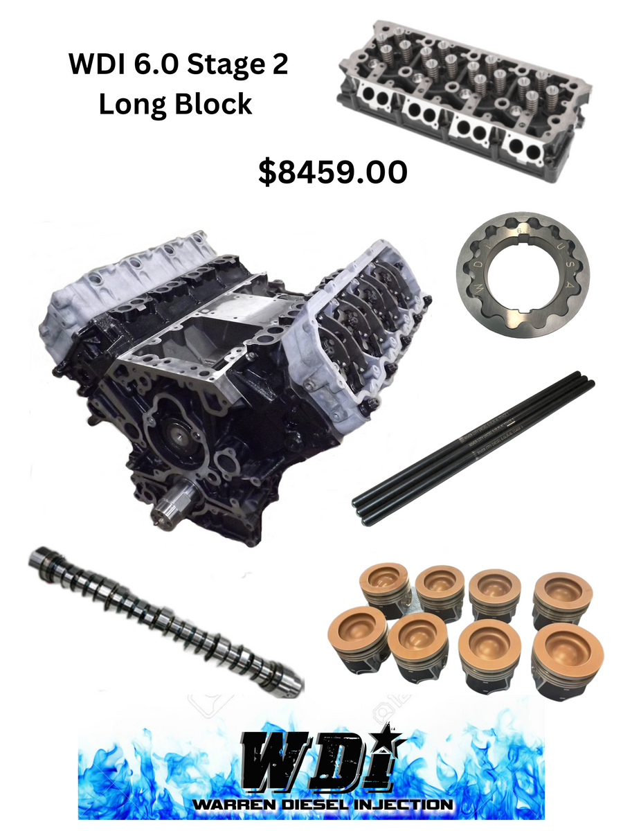 6.0 Powerstroke Engine Blocks - Warren Diesel Injection LLC